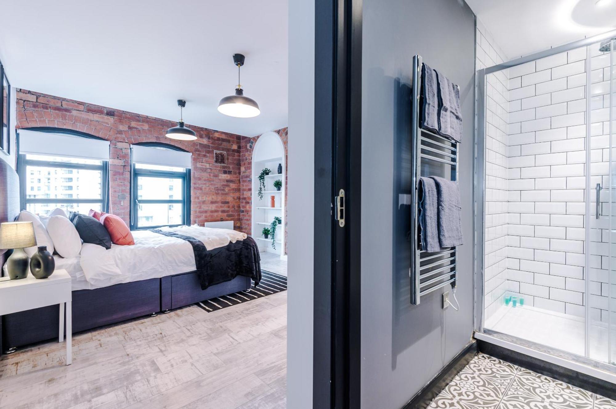 2 King Size Beds In Manhattan Styled Oversize Apartment Лідс Екстер'єр фото